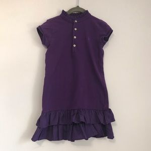 Girls Ralph Lauren Purple Dress Size 5